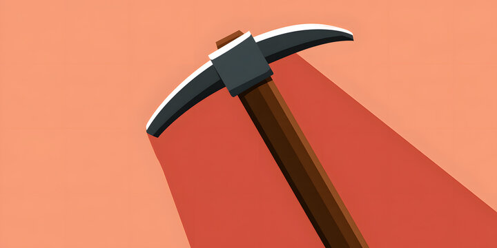 This icon is used for mining pickaxes in industrial construction equipment.