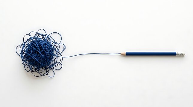 Untangling the complexities of mental health a visual representation of thoughts feelings and the journey towards well being