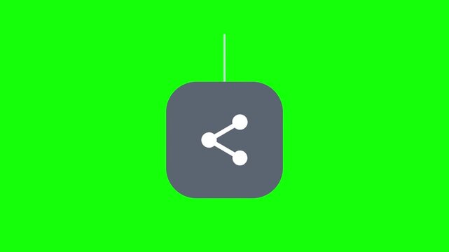 Share Nodes Swinging like a Pendulum on a Square Chip