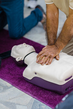 First aid and Cardiopulmonary resuscitation - CPR Training