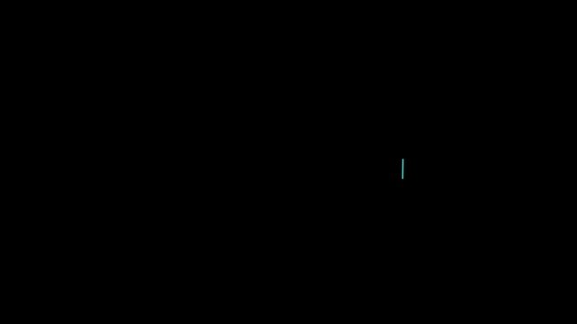 Motivational text animation featuring the word stronge every day displayed on a minimalist black background with animation style being simple direct