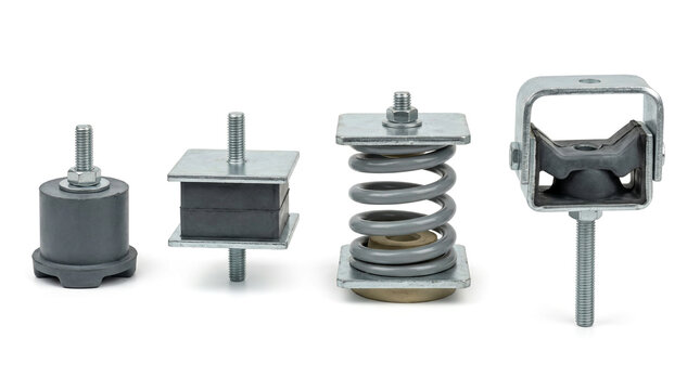 Industrial HVAC vibration isolator mounts for shock and noise reduction