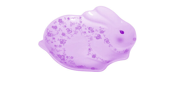 Purple organic blob illustration featuring a soft irregular silhouette, rounded contours, subtle internal speckles, smooth painted texture, and a playful abstract appearance. This unique purple graphi
