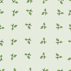 Fototapeta premium Pothos vine botanical decorative corner motif