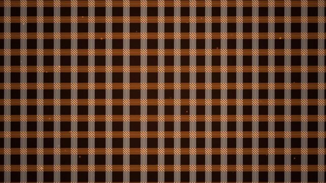 Kinetic Gingham Checkered Textile Pattern Background