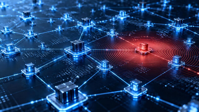 Cyber Intrusion Detection with Localized Red Threat Node