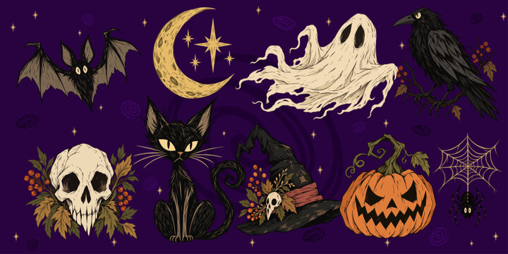 The Weirdest Halloween Ever &ndash; Whimsical Gothic Halloween Character Collection