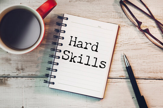 Hard Skills text on paper