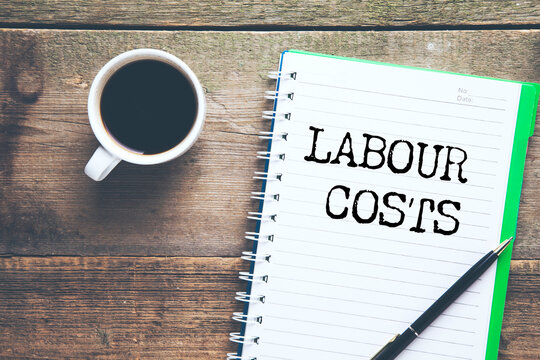 LABOUR COSTS text on paper