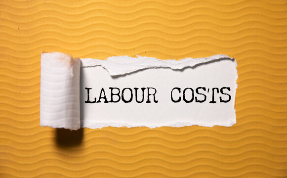 LABOUR COSTS text on paper