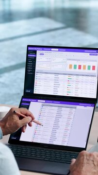 Data Analyst Reviewing Unified Customer Profiles