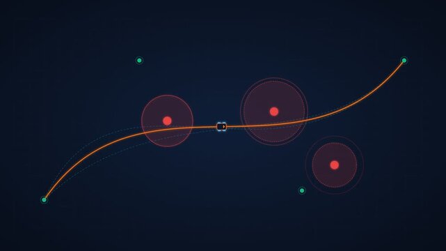 Robotics path planning HUD interface calculating obstacle avoidance and kinematic motion vectors