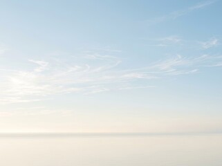Obraz premium Soft Blue Minimal Sky