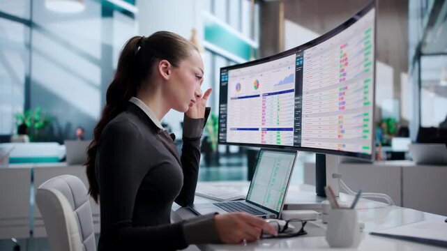Business Analyst Experiencing Eye Strain And Fatigue While Working