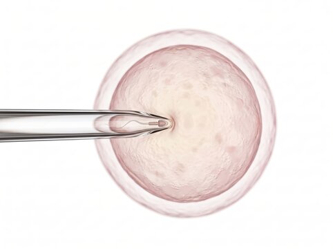 Oocyte Injection With Needle During IVF