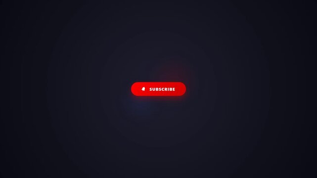 Red subscribe button with bell icon centered on dark textured background
