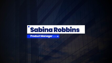 Crossline Corporate Lower Third 03