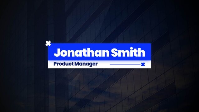 Crossline Corporate Lower Third 01