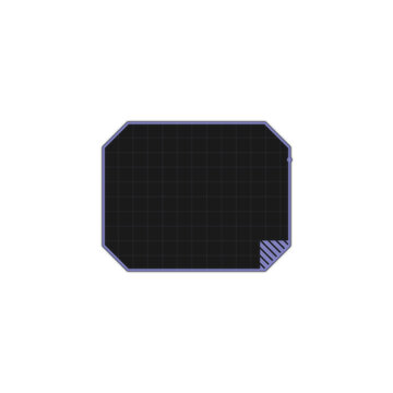 Futuristic purple sci-fi ui panel with grid pattern for gaming interface overlays.
