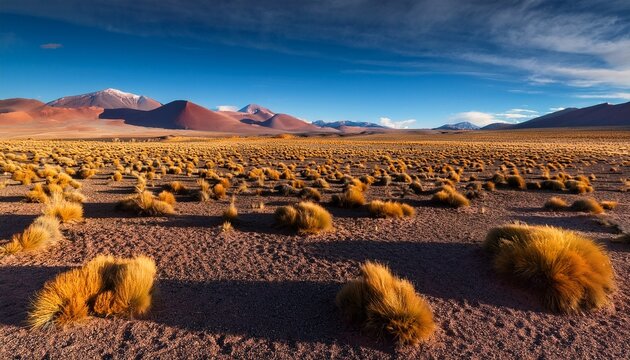 High Altitude Desert Steppe Of The Argentine Puna