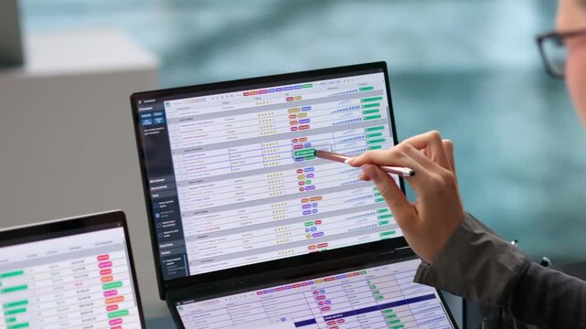 Medical Coder Carefully Inputs Billing Data