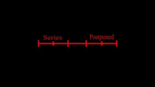 Simple red horizontal line segment icon with perpendicular end cap isolated for technical drawing and schematic design elements on a clean transparent background