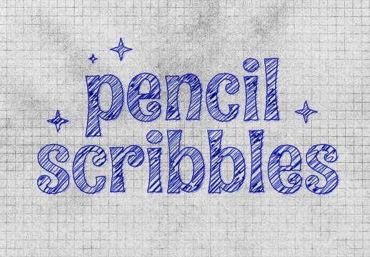 Pencil Scribbles Effect For Poster And Branding Design