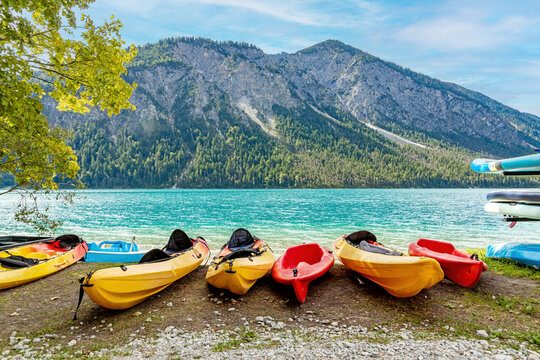 Wassersport, Bootsverleih am Plansee, &Ouml;sterreich