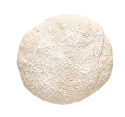 Obraz premium Raw Dough Ball Sprinkled With Flour