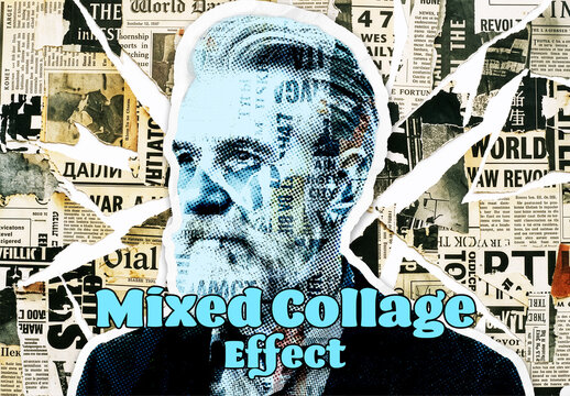 Mixed Collage Photo Effect
