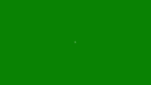 Retro glitter sparkle stars trail animation with white twinkling particles, magic fairy dust stream, glowing doodle star effects, green background, luxury shimmer 4k video