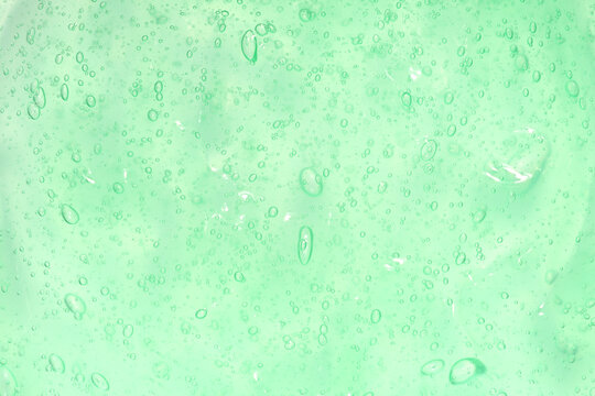 Background of transpatent green gel