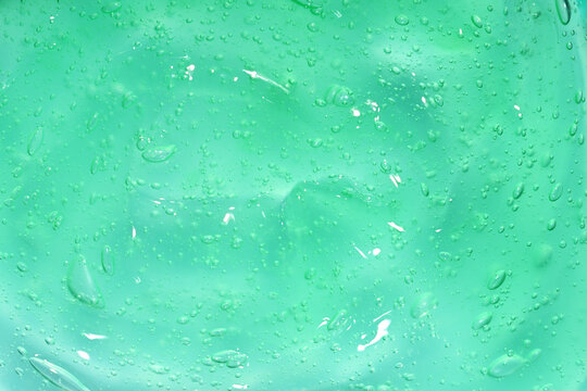 Background of transpatent green gel