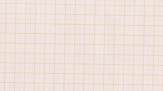 Animated Loop Background of Blank Graph Paper Texture with Fine Grid Lines Motion for Education Math and Technical Design Copy Space