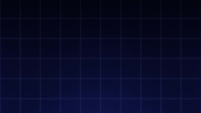 Abstract dark blue digital grid background with glowing lines