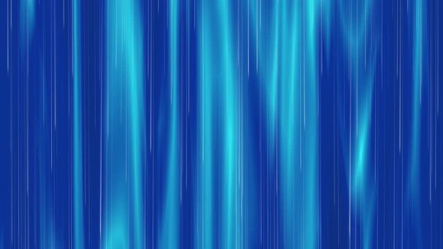 Elegant blue silk curtain motion background with vertical fabric folds and light rain streaks for stage backdrops, award show intros, corporate presentations, digital overlays, and theatrical videos.