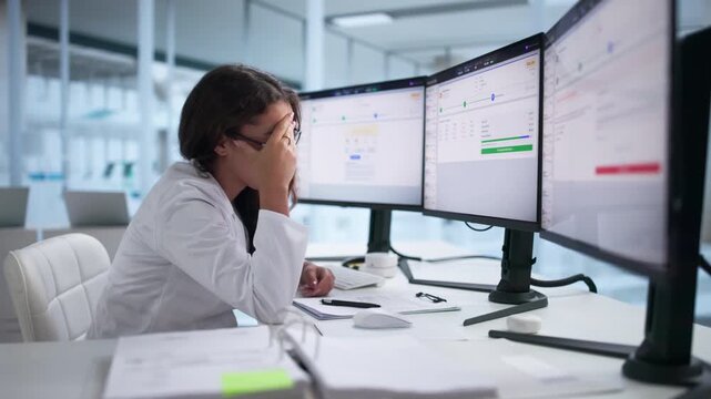 Medical Billing Specialist Carefully Reviews Patient Claims
