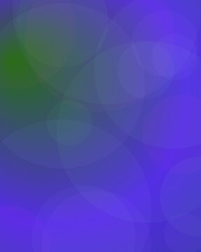 Abstract purple and blue mesh gradient background with overlapping translucent circles and soft bokeh