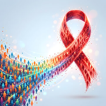 Raising global awareness for world aids day supporting hiv prevention treatment and community solidarity for a healthier future for all individuals affected