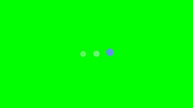 Two light green circles side by side on bright green background