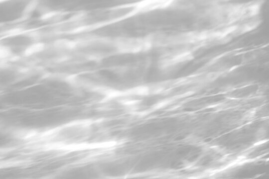 Real tight water ripple shadow cut out on a transparent png background with soft diffused caustic edges. Anchors an airy wellness mockup overlay, a serene beauty and skincare design as a transparent.