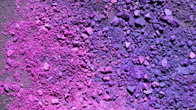 Colorful abstract background of eye shadow powder, slow rotation