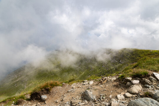amazing summer landscape in Bucegi mountains