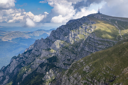 amazing summer landscape in Bucegi mountains