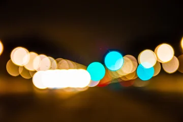 Bokeh lights blur at night with various colors © Novanture