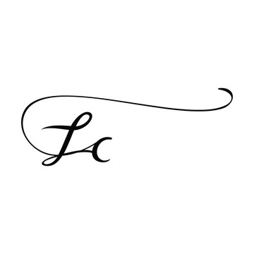 ZC initials Handwriting signature logo. ZC Hand drawn Calligraphy lettering Vector. ZC letter real estate, beauty, photography letter logo design. ZC Logo