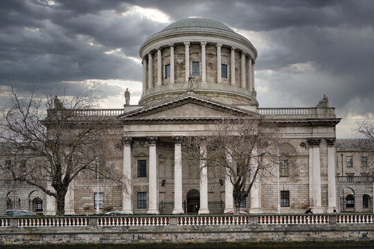 Four Courts Building in Dublin, facing the River Liffey