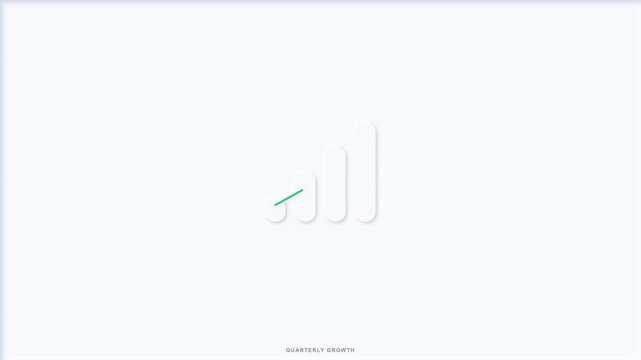 Business Growth Bar Chart Animation
