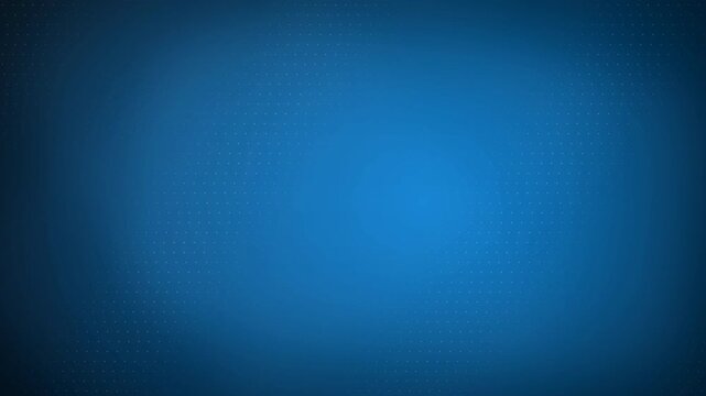 Vibrant blue background with subtle white dot grid and soft shifting light, concept for tech presentations, digital screens and video backdrops