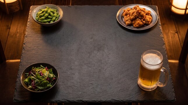 Izakaya menu in four corners
